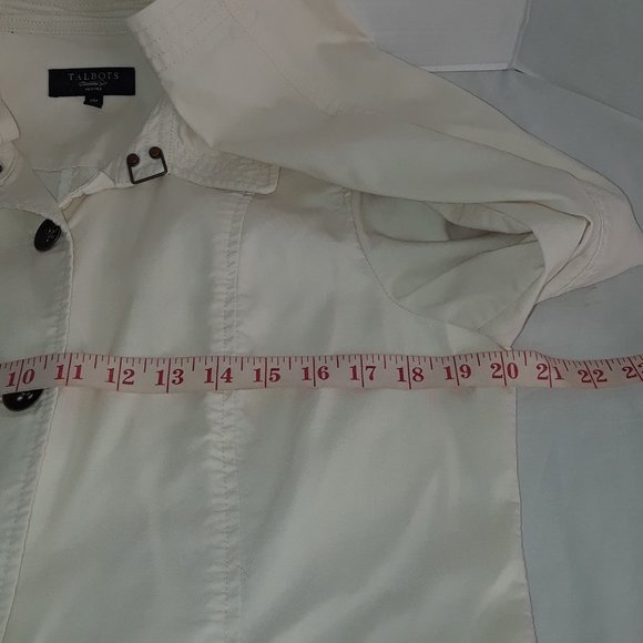 Talbots Cotton Blend Belted Blazer/Jacket - Picture 5 of 10